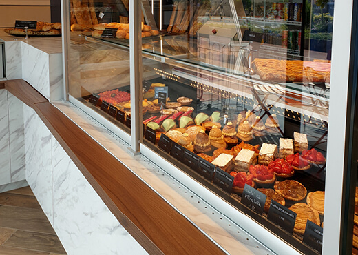 Ameublement sur mesure d'une boulangerie