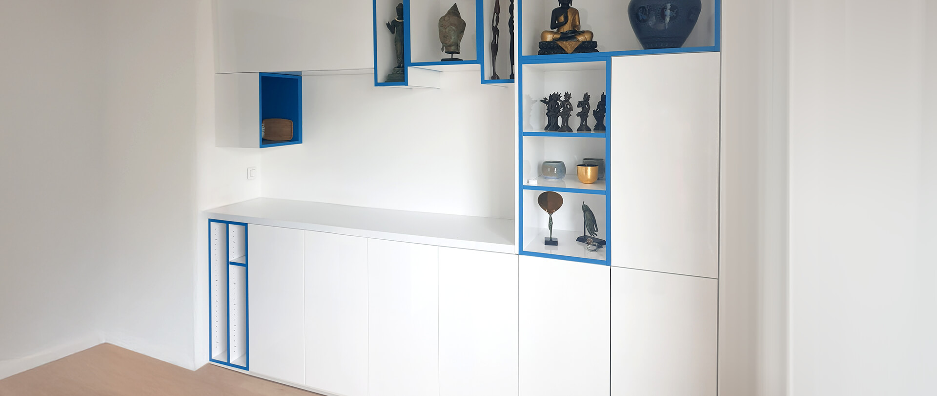 Meuble sur mesure dans un appartement