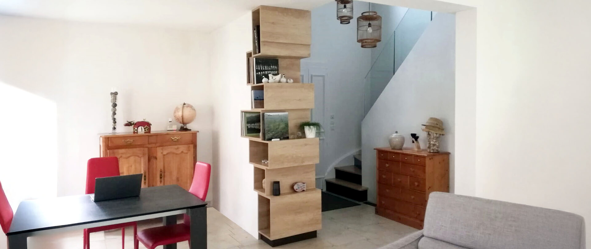 Hall d'entrée d'un appartement à Cherbourg