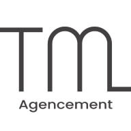 Logo TM Agencement blanc