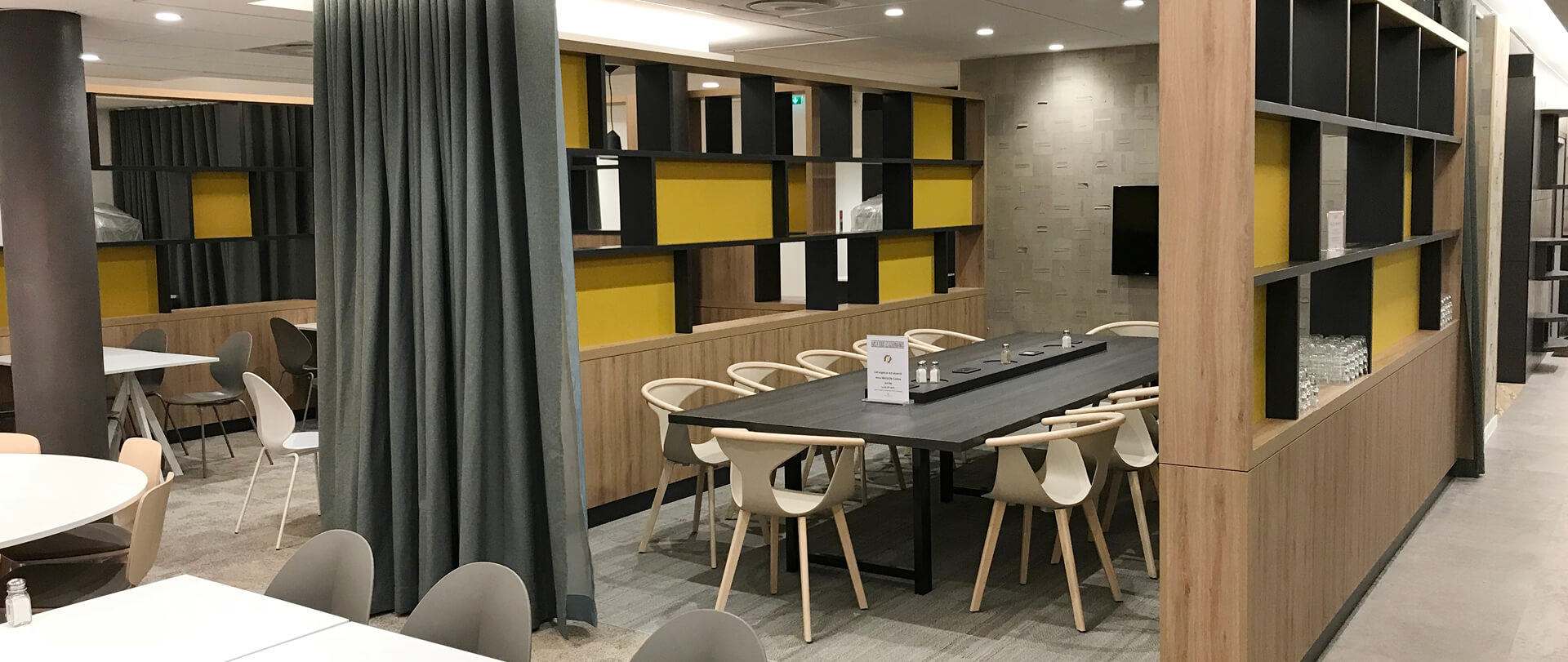 Agencement d'une salle de restauration