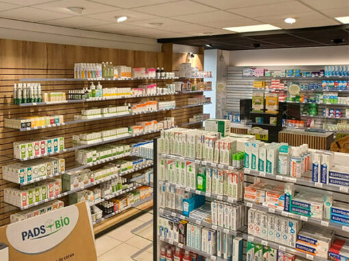 MODERNISATION D’UNE PHARMACIE A COLOMBELLES